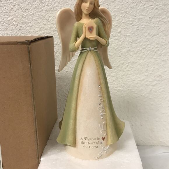 Foundations Mother Heart Angel Figurine by Enesco - Picture 3 of 5